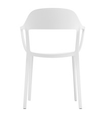 Seduta attesa Mina - con braccioli fissi - bianco - Unisit