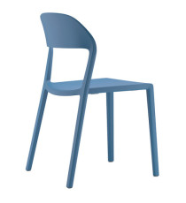 Seduta attesa Mina - con braccioli fissi - blu - Unisit