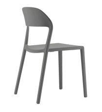 Seduta attesa Mina - con braccioli fissi - grigio - Unisit