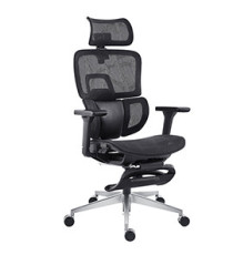 Seduta ergonomica - con braccioli regolabili - nero - Unisit