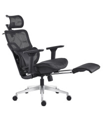 Seduta ergonomica - con braccioli regolabili - nero - Unisit