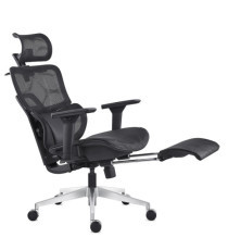 Seduta ergonomica - con braccioli regolabili - nero - Unisit