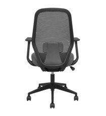 Seduta operativa Ergo 529 - con braccioli fissi - tessuto - grigio - Piqueras y Crespo