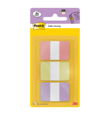 Segnapagina Post-it Index Strong -  686-3SUN - 25,4 x 38,1 mm - colori pastelllo - Post-it - conf. 36 pezzi