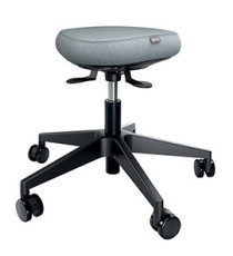 Sgabello Active - con ruote - grigio - Leitz