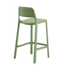 Sgabello alto Nuke - PP - verde - Unisit