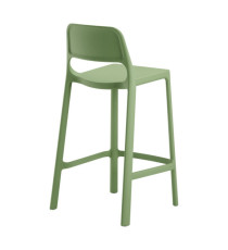 Sgabello alto Nuke - PP - verde - Unisit