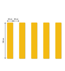 Strisce pedonali adesive – per ambienti interni – 200 x 1200 mm – Durable – conf. 5 pezzi