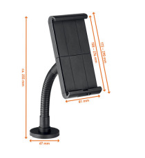 Supporto da tavolo o parete per tablet - TOUGH WALL/TABLE - da 7 a 13 - ruotabile di 360° - Durable