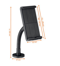 Supporto da tavolo o parete per tablet - TOUGH WALL/TABLE - da 7 a 13 - ruotabile di 360° - Durable