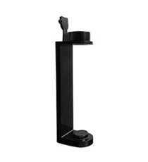 Supporto murale - per dispenser cortesia ricaricabile - plastica - nero - Beauty Escape