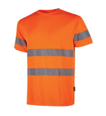 T-shirt alta visibilità Mizar - taglia M - arancio fluo - U-Power - conf. 3 pezzi