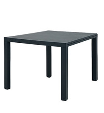 Tavolo Malta - quadrato - 90 x 90 x 74 cm - grigio - effetto cemento - Verdelook