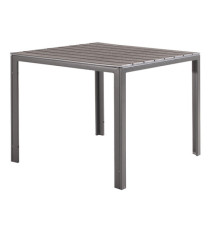 Tavolo Tenerife - quadrato - 78 x 78 x 74 cm - grigio - Verdelook