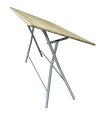 Tavolo Thiny big - 100 x 70 x 75 cm - effetto legno - Verdelook