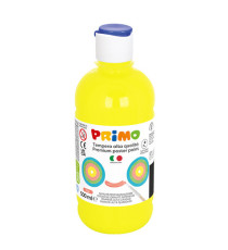 Tempera brillante perlata - 500ml - colori fluo assortiti - Primo - box 6 colori