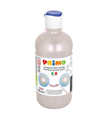 Tempera brillante perlata - 500ml - colori perlati assortiti - Primo - box 6 colori