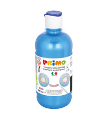 Tempera brillante perlata - 500ml - colori perlati assortiti - Primo - box 6 colori