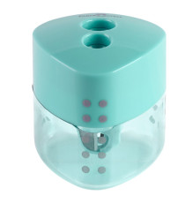 Temperamatite Grip Auto - 2 fori - c/serbatoio - Faber-Castell