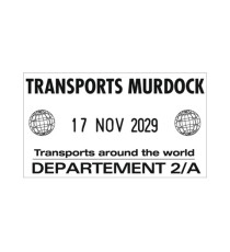 Timbro Professional 4.0 5440 Datario - 4,9 x 2,8 cm - 4 mm - personalizzabile - autoinchiostrante - cartuccia non inclus