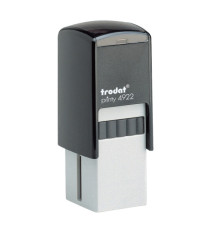 Timbro quadrato 4922 - personalizzabile - 20 x 20 mm - 5 righe - autoinchiostrante - Trodat