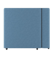 Ufficio compatto con ruote - scrivania ribaltabile - azzurro - Piqueras y Crespo