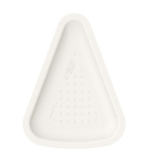 Vassoio pizza - 1/8 - 19 x 25 cm - bianco - Signor Bio - conf. 125 pezzi