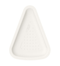 Vassoio pizza - 1/8 - 19 x 25 cm - bianco - Signor Bio - conf. 125 pezzi