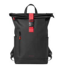 Zaino Roll-top Drop2Go - 30 x 42 x 14 cm - gomma - nero - In Tempo