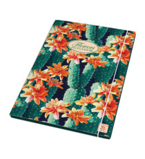 Cartella 3 lembi con elastico Nature Flowers - A4 - dorso 1,5cm - fantasie assortite - Pigna