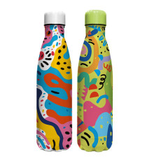 Borraccia termica Look - 500 ml - acciaio inox - colori assortiti - Blasetti