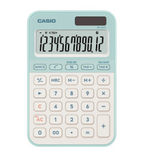 Calcolatrice da tavolo MS-20YC - 12 cifre - verde - Casio