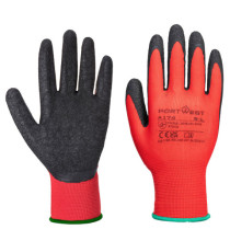 Guanti A174 Flex Grip - lattice - M - rosso/nero - Portwest