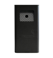 Posacenere murale - acciaio - 17,5 x 10,5 x 34 cm - 2 L - nero - Stilcasa