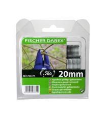 Punti per reti - 20 mm - Galva - Fischer Darex - conf. 200 punti