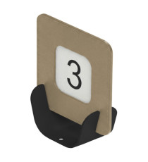 Segnaposto Talk porta QR code - 10 x 4 x 11,5 cm - beige - Stilcasa