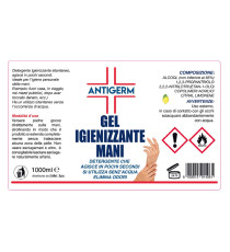 GEL IGIENIZZANTE MANI BIOXCARE 1000ml CON 65% DI ALCOOL - DETERGENTE - SI UTILIZZA SENZA ACQUA - SOLUZIONE IDROALCOLICA GEL IGIENIZZANTE MANI BIOXCARE 1000ml CON 65% DI ALCOOL - DETERGENTE - SI UTILIZZA SENZA ACQUA - SOLUZIONE IDROALCOLICA