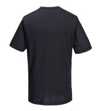 T-shirt DX4 - maniche corte - antibatterica - taglia M - nero - Portwest