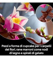 Lego The Botanical Collection - Rametti di magnolia - Lego 11510 5 Magnolie Artificiali Anni 18+ 435pz