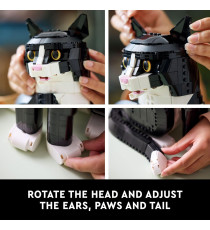 Lego Ideas - Gatto Tuxedo - Lego 21349 snodabile e personalizzabile Anni 18+ 1710pz