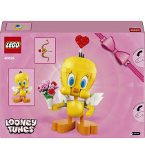 Lego Creator - Titti - Lego 40824 Modello Looney Tunes con Mazzo di Fiori, Cuore, Arco di Cupido Anni 12+ 412pz