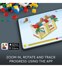 Lego Technic - Aereo antincendio - Lego 42152 carrello di atterraggio regolabile, eliche rotanti Anni 10+ 1134pz