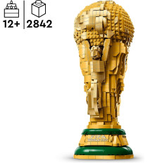 Lego Editions - Trofeo ufficiale Coppa del Mondo FIFA - Lego 43020 con Minifigure da Collezione Anni 12+ 2842pz
