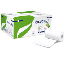 Asciugamani in rotolo Eco 70 - Mini - 228  mm x 70 mt - diametro 13 cm - 2 veli - 18,5 gr - 190 strapppi - goffratura mi