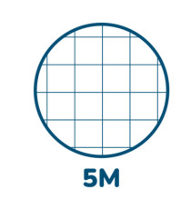 Blocco Pignastyl spiralato - A7 -   80 x 120mm - 80gr - 60 fogli - 5mm - Pigna