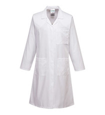 Camice da laboratorio da donna - maniche lunghe - taglia M - bianco - Portwest