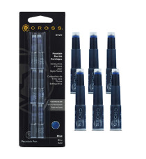 Cartucce inchiostro - blu - Cross  - conf. 6 pezzi