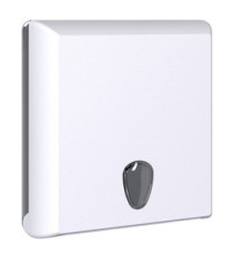 Dispenser asciugamani EColored piegati a Z/C - 29 x 10,5 x 30,5 cm - adamello white - Mar Plast