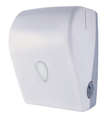 Dispenser asciugamani in rotolo Stileco - 24 x 24 x 32,5 cm - ABS - bianco - Medial