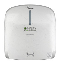 Dispenser asciugamani piegati a Z/W Simplify - 29 x 10,8 x 33,6 cm - white wood - Papernet